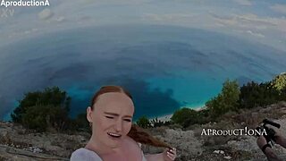 whoa, pixie wets herself and drinks piss during a crazy outdoor hike!