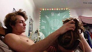 she gives perfect blowjob before bending her over