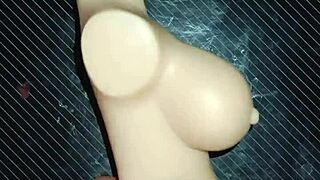 double pleasure with dolly getting penetrated in all positions close up