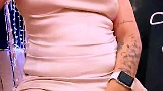 Casual wife showing off at wedding!