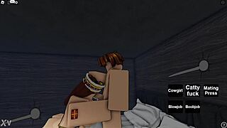 Why does the busty english queen fuck that roblox noob so hard?