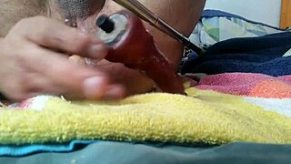 My ass plays with anal toys during masturbation