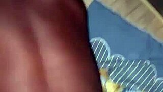 Hard doggy fuck with tattooed Olamay in underwear