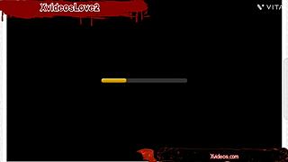 Exploring cowboy village with girls in video game