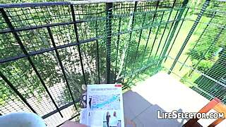 Julia red, the blonde eu teen 18+, moans 'i love it in my ass' during pov assfucking.