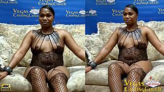 Bound Ebony Cutie in Hot POV Anal BDSM