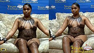 Bound Ebony Cutie in Hot POV Anal BDSM
