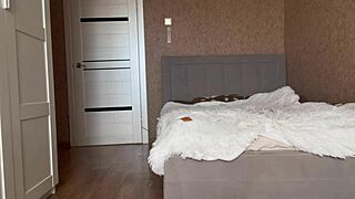 Arab stepmom consoles her stepson with her sexy legs in pantyhose 😘