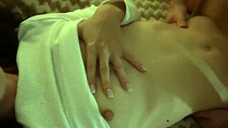 Step sister gets doggy style and gets a dose of sperm