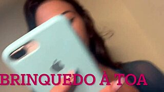 trying to deflower this hot babe's ass, applying lube first, can we fit the whole cock?