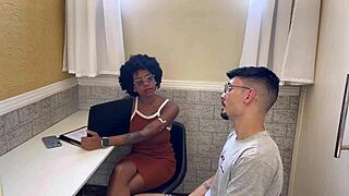 Deepthroating The Receptionist At The Gym With A Massive Cock