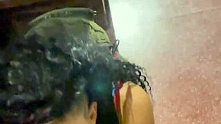 Argentina teen drinks milk on the streets of Buenos Aires.