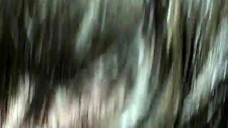 She gives road head to the interracial guy in the car while driving