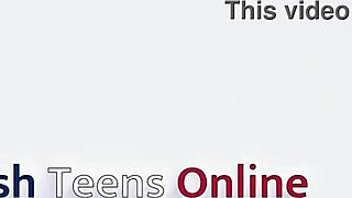 British Teen 18+ Rides Lucky Guy's Face In Muff Diving Foreplay.