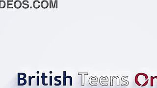 British Teen 18+ Rides Lucky Guy's Face In Muff Diving Foreplay.