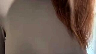 Stepmother gently caresses her breasts to climax