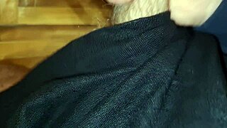 Hey, stepson spies on mother-in-law bathing and jerks off.