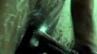 Intensely Enjoying a Handjob on a Massive Monster Cock