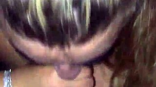 can a blonde bbw handle this sloppy blowjob?