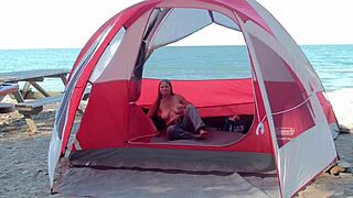 Housewife Wants The Guys On Beach