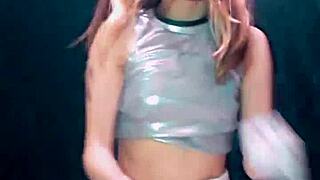 bonneyuwu drinks pee from a bottle in a homemade video