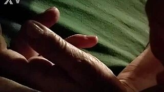 joanna, the mature granny, asks 'want me to suck you?' during blowjob.