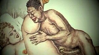 Retro vintage antique illustration