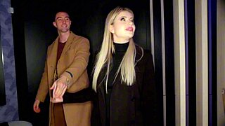 blonde teen submits to huge cock domination