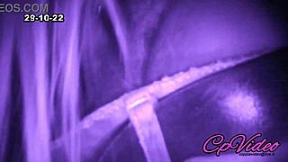 intense blowjob at night club with dancing amateurs