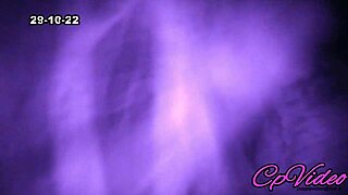 intense blowjob at night club with dancing amateurs