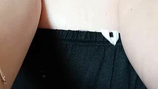 milf spits on her big tits