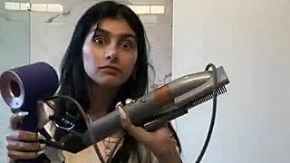 mia shows off her big ebony ass, african beauty with huge tits and black curves