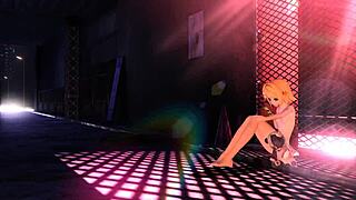 Kagamine Rin From Tokyo Teddy Bear Project Diva Nude Mod