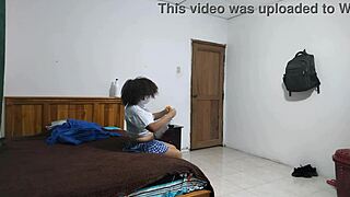 Watch this sexy latina parade in her skirt