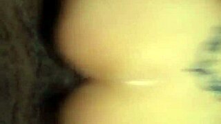 intense pleasure from big black cock in interracial creamy pussy scene