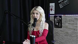 Kyra Sex Shocked by Anal Prolapse in Sheer Red Compilation