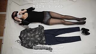 Underwear Fetish Striptease With Clothes Ripped Off.