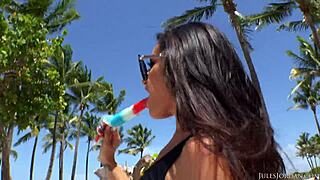 Kissa Sins Enjoys Miami Beach Vacation With Anal Creampie