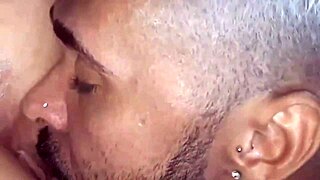 He fucked the cute chubby girl with her pink pussy, stretching her ass with a big black monster cock.