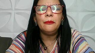 Mother-In-Law's Erotic Seduction with Passionate Kisses and Intimate Touches Leading to Intense Pleasure