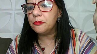 Mother-In-Law's Erotic Seduction with Passionate Kisses and Intimate Touches Leading to Intense Pleasure