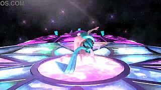 Hatsune Miku in FULL NUDE bunny costume