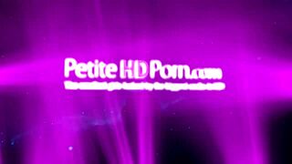 Diminutive Beauty Tackles Hardcore Pov Scene