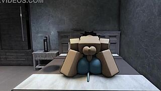 i'm havin rough roblox sex with hot demon, her big tits bouncin while i cumshot her assfuckin