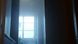 Delicious guy shaves his monster cock.