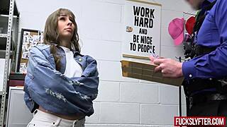 i lernt a leson from the offiser with tommy king deepthroat