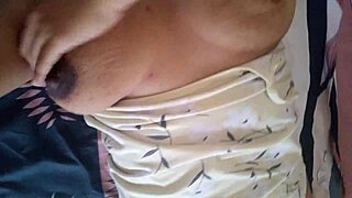 hot morena wakes up ready for quick solo play