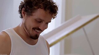 callie black tempts old yoga instructor into pussy fucking 😏