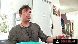 Victoria Lobov, Busty Stepmom, Makes Stepson Eat Cereal Off Her Tits - Wanna See More?