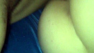 The milf reveals her wet pussy for the amateur audience to see